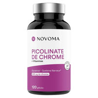 Produktbild von Novoma Chrompicolinat Kapseln vegan glutenfrei 120 Stück