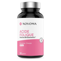 Produktbild von Novoma Folsäure vegan Kapseln für Schwangere und Stillende 90 Stück