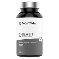 Produktbild von Novoma Shilajit Kapseln vegan 60 Stück