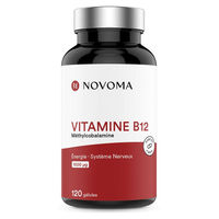 Produktbild von Novoma Vitamin B12 Kapseln vegetarisch für Senioren 120 Stück