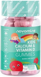Novomins Kids Calcium und Vitamin D Gummis für Kinder vegetarisch glutenfrei ohne Zusatzstoffe – Bild 1 von 1