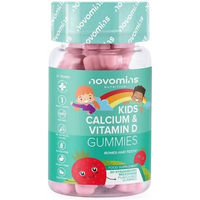 Produktbild von Novomins Kids Calcium und Vitamin D Gummis für Kinder vegetarisch glutenfrei ohne Zusatzstoffe