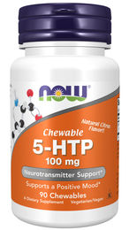 Now Foods 5-HTP 100 mg Lutschtabletten 90 Stück – Bild 1 von 2