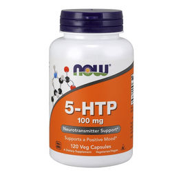 Now Foods 5-HTP 100 mg vegane Kapseln glutenfrei 120 Stück – Bild 1 von 4