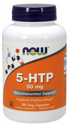 Now Foods 5-HTP 50 mg Kapseln 180 Stück – Bild 1 von 2