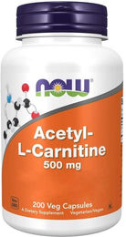 Now Foods Acetyl-L-Carnitin Kapseln vegetarisch 200 Stück – Bild 1 von 2