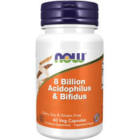 Produktbild von Now Foods Acidophilus & Bifidus 8 Milliarden Probiotika vegetarische Kapseln 60 Stück