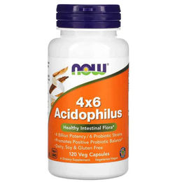 Now Foods Acidophilus Probiotikum Vegan 120 Kapseln – Bild 1 von 1