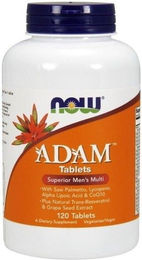 NOW FOODS ADAM Multivitamin Tabletten für Männer vegetarisch 60 Stück – Bild 1 von 1