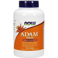 Produktbild von NOW FOODS ADAM Multivitamin Tabletten für Männer vegetarisch 60 Stück