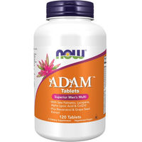 Produktbild von Now Foods Adam Superior Multi für Männer mit Zink, Biotin und Selen, vegetarisch und glutenfrei, 90 Tabletten