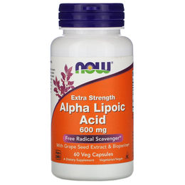 NOW Foods Alpha Lipoic Acid 600 mg Kapseln – Bild 1 von 1