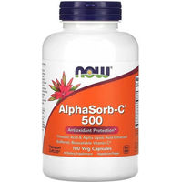 Produktbild von NOW FOODS AlphaSorb-C 500 Vitamin C Calciumascorbat Kapseln vegetarisch 60 Stück