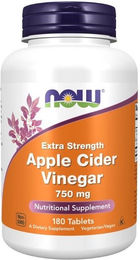Now Foods Apfelweinessig Tabletten vegetarisch 750 mg 180 Stück – Bild 1 von 3