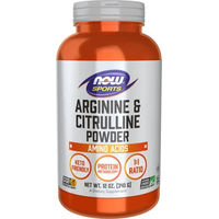 Produktbild von Now Foods Arginin und Citrullin Pulver 340 g