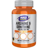 Produktbild von Now Foods Arginin und Ornithin Kapseln vegetarisch