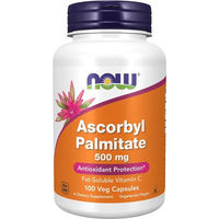 Produktbild von NOW FOODS Ascorbylpalmitat 500 mg vegetarische Kapseln 100 Stück