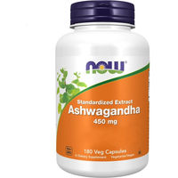 Produktbild von Now Foods Ashwagandha 450 mg vegetarische Kapseln 180 Stück