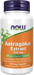NOW FOODS Astragalus Extrakt 500 mg vegetarische Kapseln 90 Stück – Bild 1 von 1