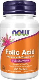 Now Foods B-Komplex Folsäure mit Vitamin B-12 Tabletten vegan und vegetarisch – Bild 1 von 1
