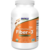 Produktbild von NOW Foods Ballaststoff-Komplex Faser-3 Pulver vegan 454 g