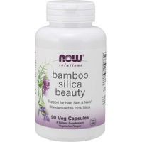 Produktbild von NOW Foods Bamboo Silica Kieselerde vegan 90 Kapseln