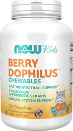 Now Foods BerryDophilus Kids Kautabletten vegan glutenfrei 120 Stück – Bild 1 von 1