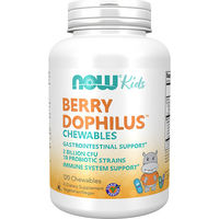 Produktbild von Now Foods BerryDophilus Kids Kautabletten vegan glutenfrei 120 Stück