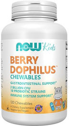 Now Foods BerryDophilus Kids Probiotikum Lutschtabletten für Kinder 120 Stück – Bild 1 von 1
