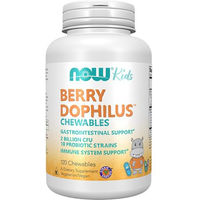 Produktbild von Now Foods BerryDophilus Kids Probiotikum Lutschtabletten für Kinder 120 Stück