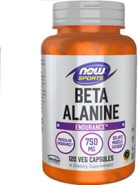 NOW FOODS Beta-Alanin 750 mg Kapseln vegetarisch 120 Stück – Bild 1 von 2