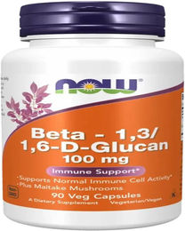 NOW FOODS Beta-Glucan 100 mg Kapseln vegetarisch – Bild 1 von 1