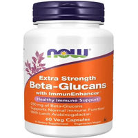 Produktbild von NOW FOODS Beta-Glucan ImmunEnhancer Extra Strength vegetarische Kapseln 60 Stück
