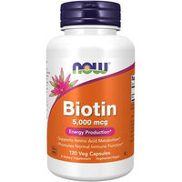 Produktbild von Now Foods Biotin 5000 mcg Vegan Kapseln 120 Stück