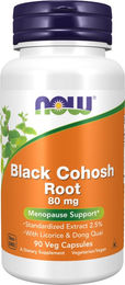 NOW Foods Black Cohosh Root 90 mg Kapseln vegan – Bild 1 von 3