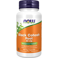 Produktbild von NOW Foods Black Cohosh Root 90 mg Kapseln vegan
