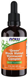 NOW Foods Black Walnut Wormwood Complex Kräutertinktur mit Schwarzwalnuss, Wermut und Gewürznelke, 59 ml – Bild 1 von 2
