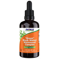 Produktbild von NOW Foods Black Walnut Wormwood Complex Kräutertinktur mit Schwarzwalnuss, Wermut und Gewürznelke, 59 ml