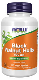 NOW Foods Black Walnuts Kapseln 500 mg 100 Stück – Bild 1 von 2