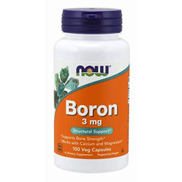 Now Foods Boron 3 mg vegetarische Kapseln glutenfrei 100 Stück – Bild 1 von 3