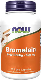 Now Foods Bromelain 500 mg Kapseln vegan 120 Stück – Bild 1 von 2