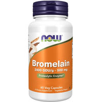 Produktbild von Now Foods Bromelain 500 mg Kapseln vegan vegetarisch 60 Stück