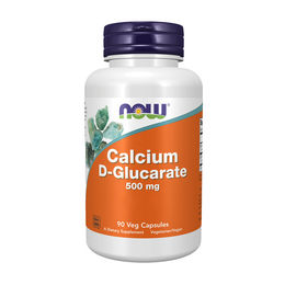 NOW Foods Calcium D-Glucarate 500 mg Kapseln 90 Stück – Bild 1 von 2