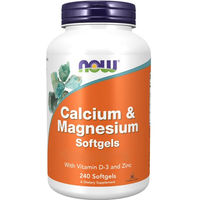 Produktbild von Now Foods Calcium und Magnesium Komplex Kapseln 240 Stück
