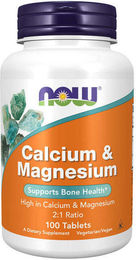 Now Foods Calcium und Magnesium Tabletten 100 Stück – Bild 1 von 2