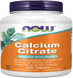 NOW FOODS Calciumcitrat Tabletten vegetarisch – Bild 1 von 1