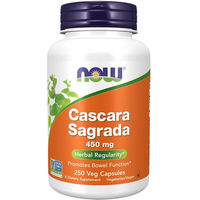 Produktbild von Now Foods Cascara Sagrada 450 mg Kapseln vegetarisch 250 Stück