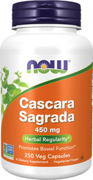 NOW Foods Cascara Sagrada 450 mg vegane Kapseln 250 Stück – Bild 1 von 2