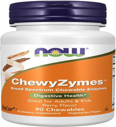 NOW FOODS ChewyZymes Multi-Enzym-Komplex vegetarische Lutschtabletten – Bild 1 von 1