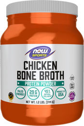 NOW Foods Chicken Protein Bone Broth Pulver ohne Zusatzstoffe – Bild 1 von 2